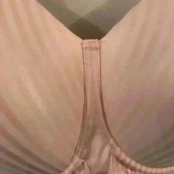 Playtex 36DDD Pink Stripe Padded Bra Underwires Wide Straps - Picture 2 of 5